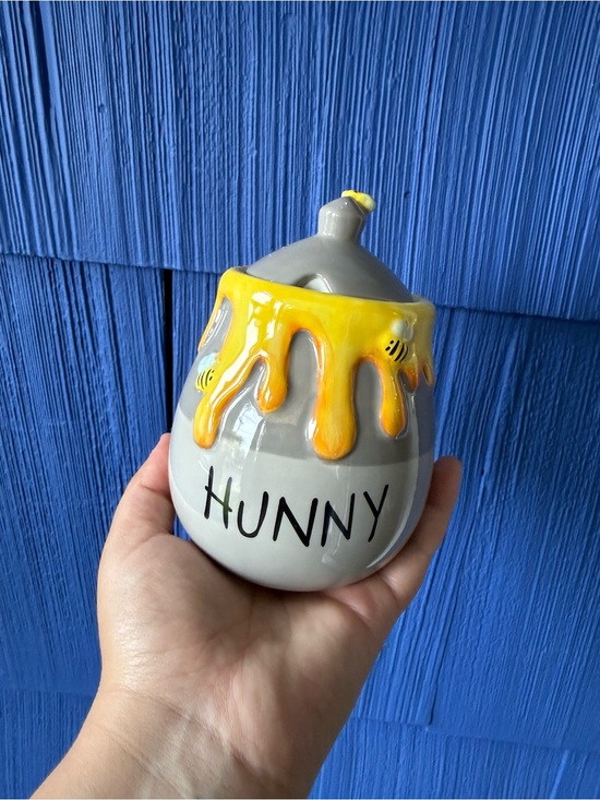Disney Other - Disney Winnie The Pooh Hunny Pot Ceramic Jar Canister Bee Decor